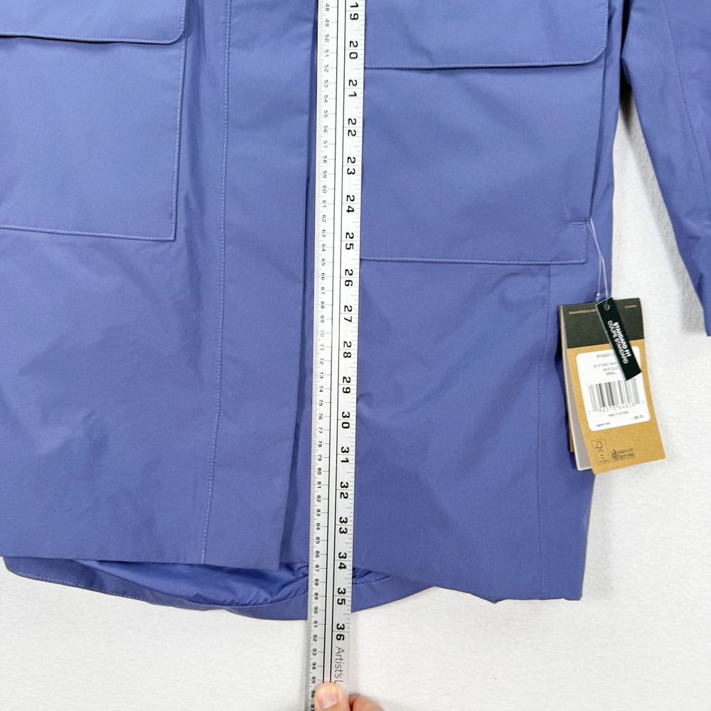 The North‎ Face City Breeze Rain Parka Ii Size S Womens Cave Blue NEW - Picture 9 of 9